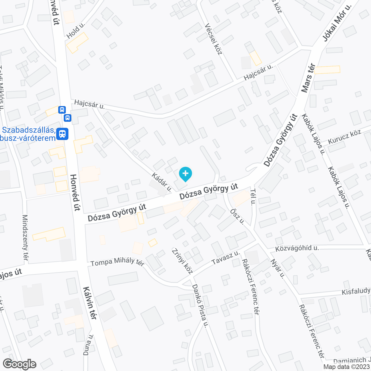 A gyógyszertár címe