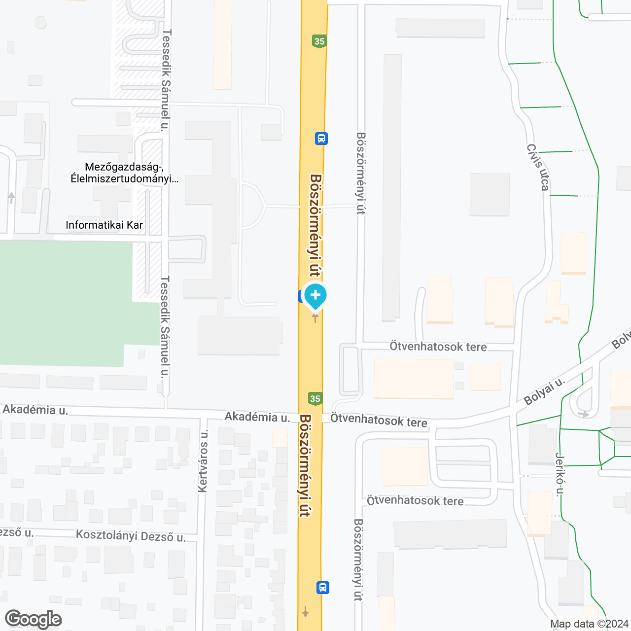 A gyógyszertár címe