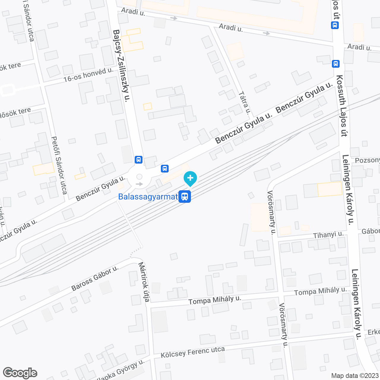 A gyógyszertár címe
