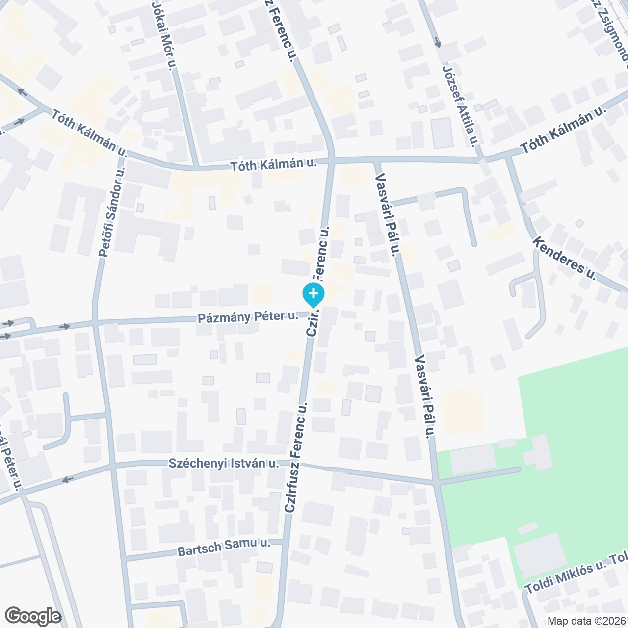 A gyógyszertár címe