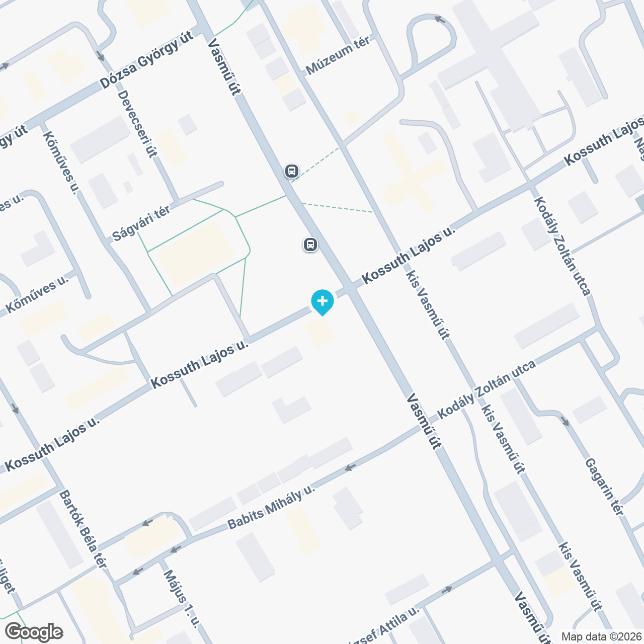 A gyógyszertár címe