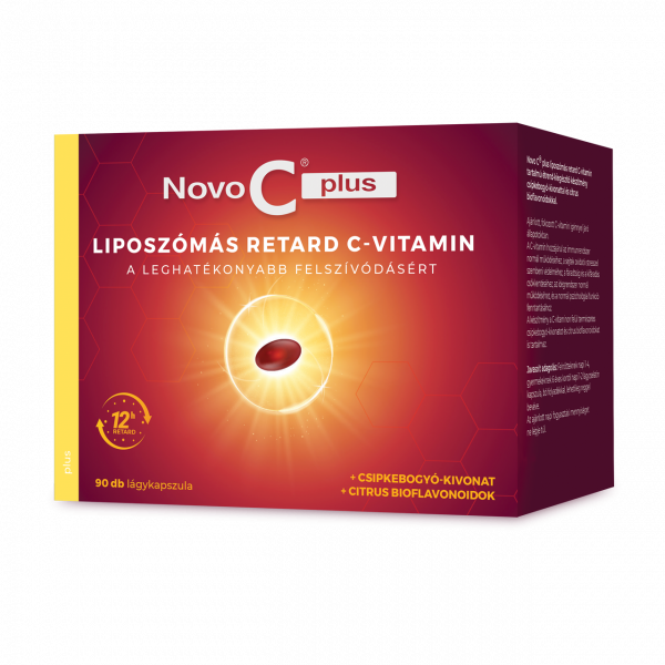 Novo C® plus liposzómás retard C-vitamin 90x