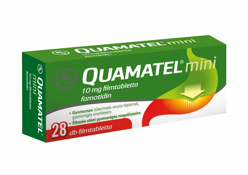 Quamatel® Mini 10 mg filmtabletta, 28 db