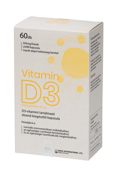 D3 vitamin kapszula 60x Bio Vitality