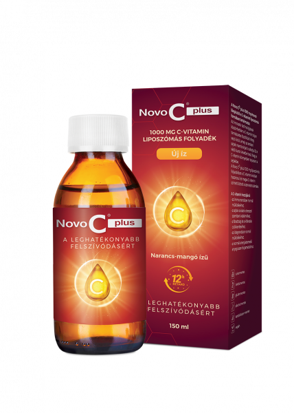 Novo C® plus 1000 mg liposzómás C-vitamint tartalmazó folyékony étrend-kiegészítő 150 ml