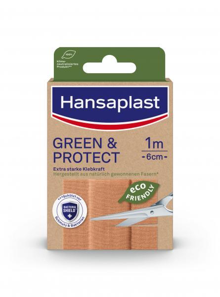 Hansaplast Green & Protect öko-barát sebtapasz 1mx6cm