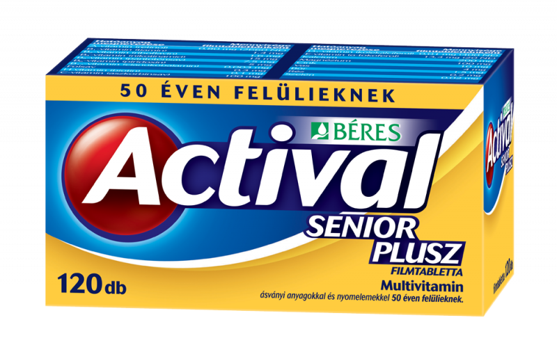 Actival Senior Plusz filmtabletta, 120 db
