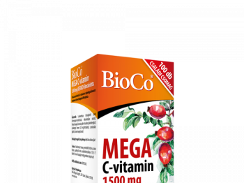 BioCo MEGA C-vitamin 1500 mg CSALÁDI CSOMAG 100 db filmtabletta