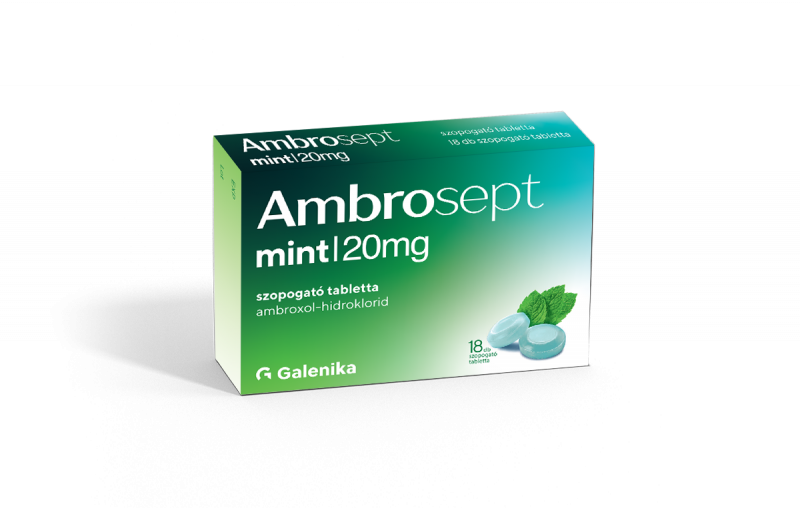 AMBROSEPT MINT 20 mg szopogató tabletta