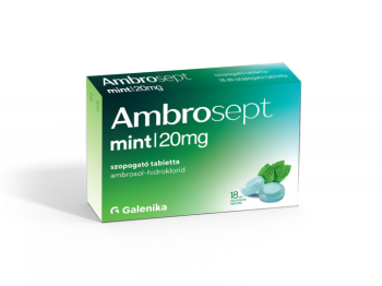 AMBROSEPT MINT 20 mg szopogató tabletta