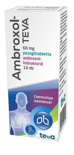 AMBROXOL-TEVA 60MG PEZSGŐTABLETTA 10X