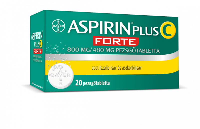 Aspirin Plus C Forte 800 mg/480 mg pezsgőtabletta 20 db