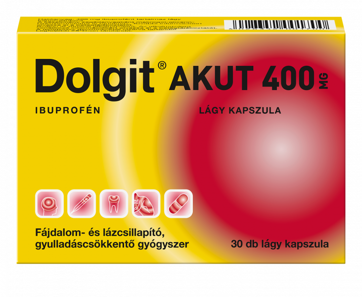 Dolgit AKUT 400 mg lágy kapszula 30x