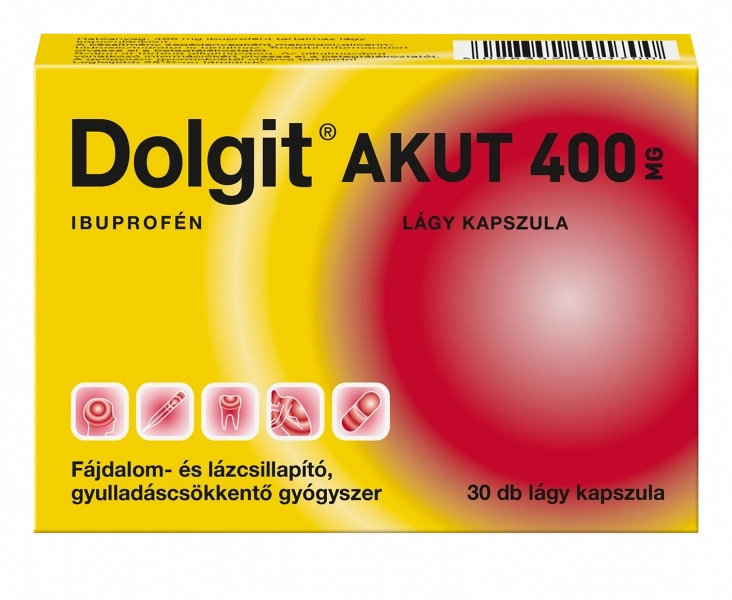 Dolgit AKUT 400 mg lgy kapszula 30x