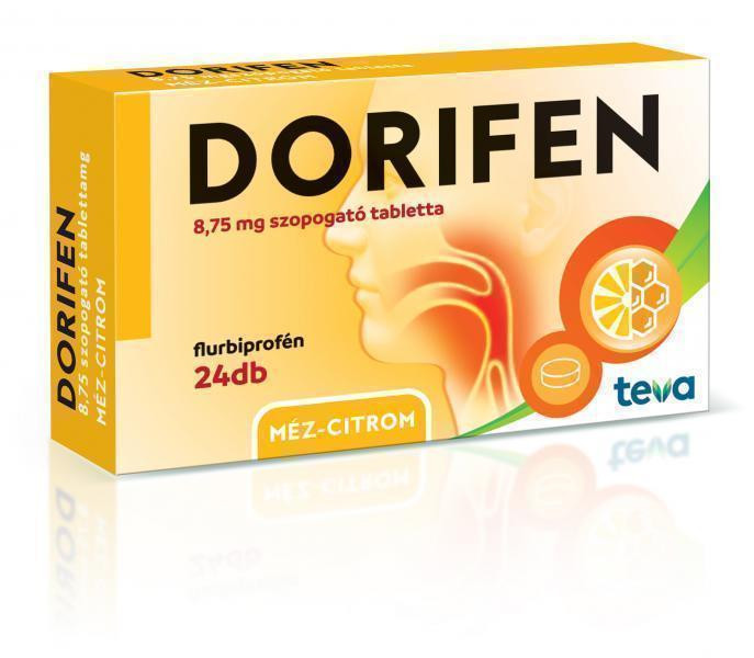 Dorifen 8,75 mg szopogató tabletta 24 db