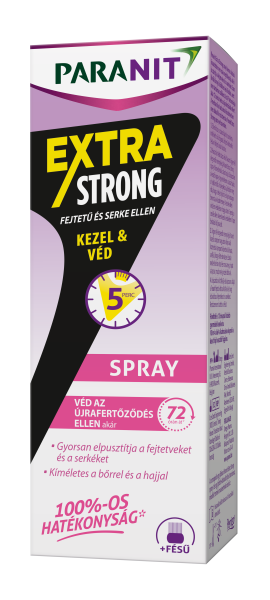 Paranit Extra Strong fejtetű és serke elleni spray fésűvel 100ml
