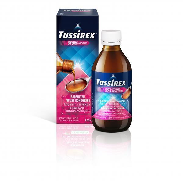 Tussirex köhögés elleni szirup felnőtteknek 120 ml