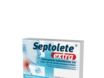 Septolete extra eukaliptusz z 3 mg/1 mg szopogat tabletta 16x
