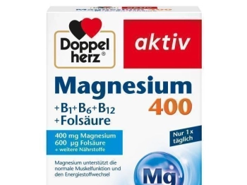 Doppelherz aktiv Magnzuim 400 +B1+B6+B12+ Folsav 30 db