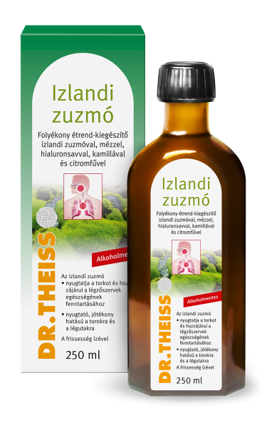 Dr. Theiss Izlandi zuzmó Folyékony étrend-kiegészítő 250 ml