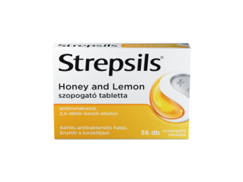 Strepsils Honey and Lemon szopogató tabletta 36db