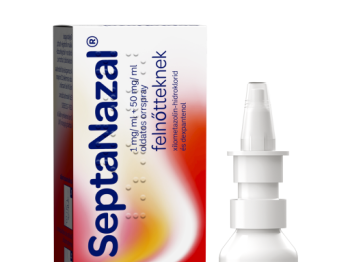 Septanazal 1 mg/1 ml + 50 mg/1 ml oldatos orrspray felnőtteknek 10 ml