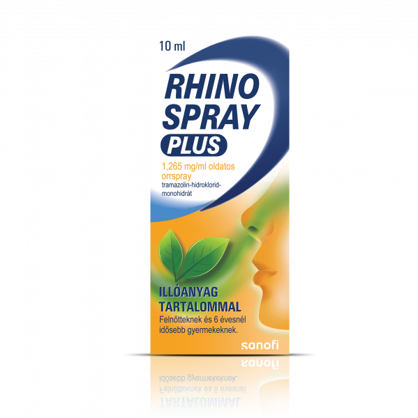 Rhinospray plus 1,265 mg/ml oldatos orrspray, 10ml