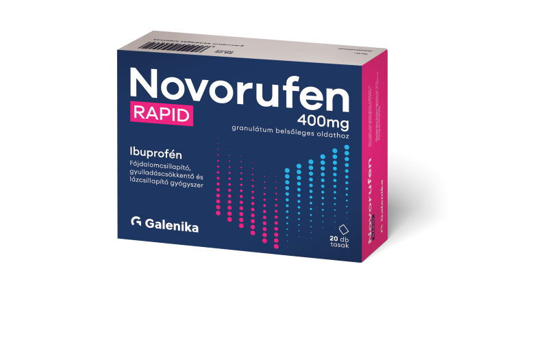 NOVORUFEN RAPID 400 mg Ibuprofen granulátum