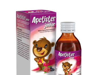 Apetister junior feketeribizlilé koncentrátumot, növényi kivonatokat és vitaminokat tartalmazó étrend-kiegészítő oldat, 100 ml