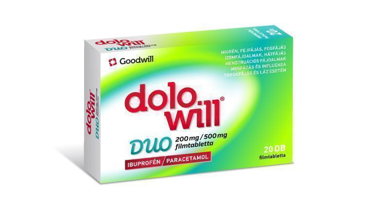 Dolowill Duo 200 mg/500 mg filmtabletta 20x