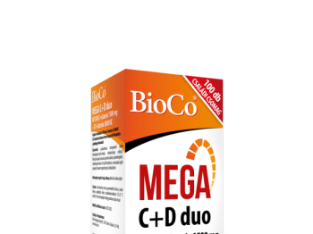 BioCo MEGA C+D duo RETARD C-vitamin 1500 mg + D3-vitamin 3000 NE filmtabletta, 100 db