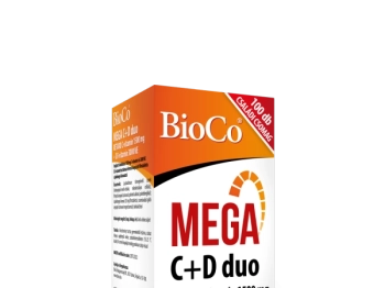BioCo MEGA C+D duo RETARD C-vitamin 1500 mg + D3-vitamin 3000 NE filmtabletta, 100 db