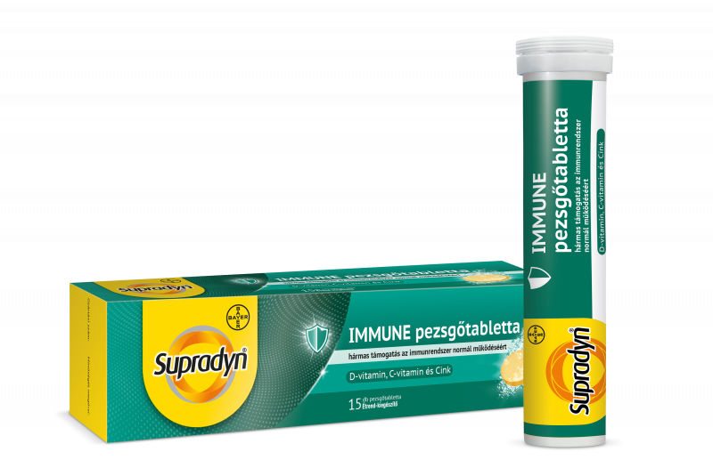 Supradyn Immune pezsgtabletta, 15 db