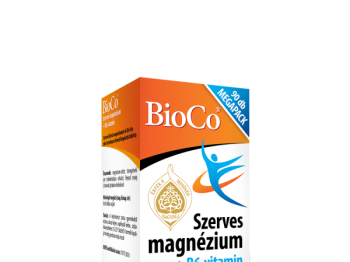 BioCo Szerves magnézium + B6-vitamin MEGAPACK 90 db tabletta			