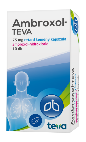 Ambroxol-TEVA 75mg kemény kapszula 10db