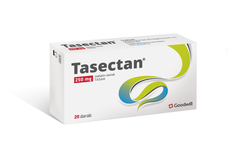 Tasectan 250 mg por 20 tasak