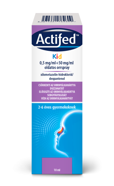 Actifed Kid 0,5 mg/ml+50 mg/ml oldatos orrspray 10 ml
