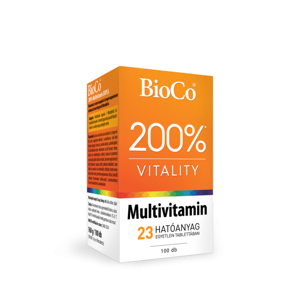 BioCo 200% Multivitamin DUPLA 100 db filmtabletta