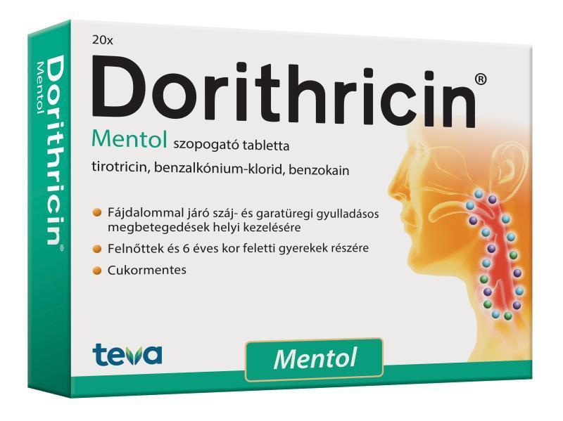 Dorithricin mentol szopogat tabletta