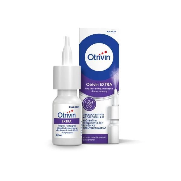 Otrivin EXTRA 1 mg/ml + 50 mg/ml adagol oldatos orrspray, 10 ml