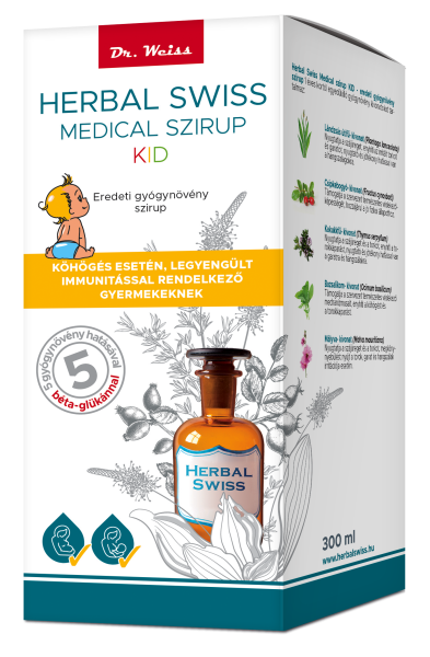 HERBAL SWISS KID szirup 300 ml