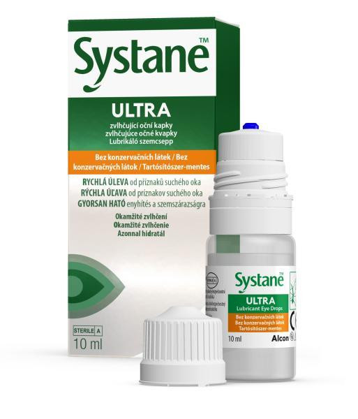 Systane® Ultra tartósítószer- mentes lubrikáló szemcsepp 10 ml