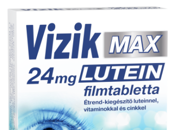 Vizik MAX 24 mg LUTEIN filmtabletta Étrend-kiegészítő luteinnel, vitaminokkal és cinkkel 30x