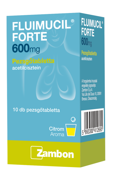 Fluimucil® Forte 600 mg pezsgőtabletta, 10 db