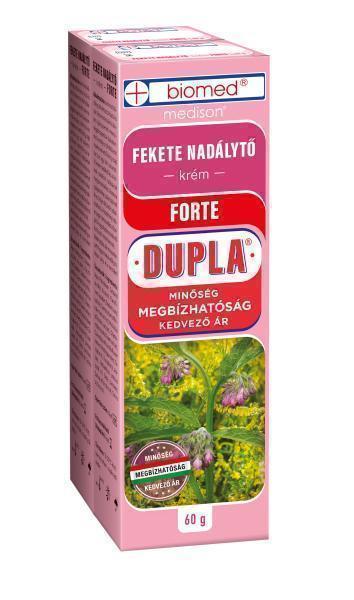 Biomed Fekete nadálytő Krém FORTE DUPLA 2x60 g