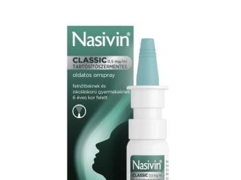 Nasivin Classic 0,5 mg/ml tartstszermentes oldatos orrspray 10 ml