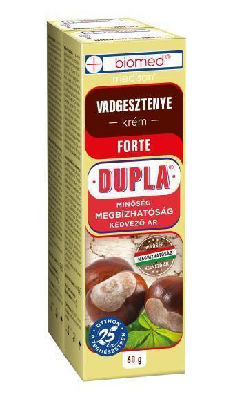 Biomed Vadgesztenye Krém FORTE DUPLA 2x60 g