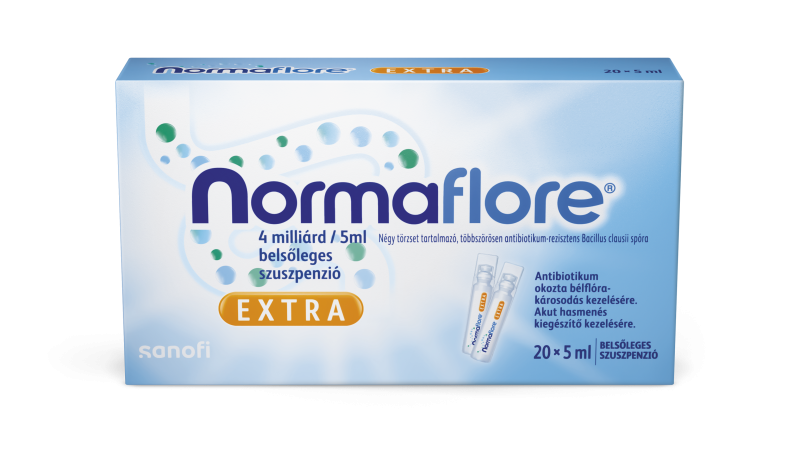 Normaflore Extra 4 milliárd/5 ml belsőleges szuszpenzió, 20x5ml