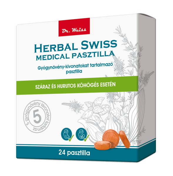 Herbal Swiss Medical pasztilla 24x