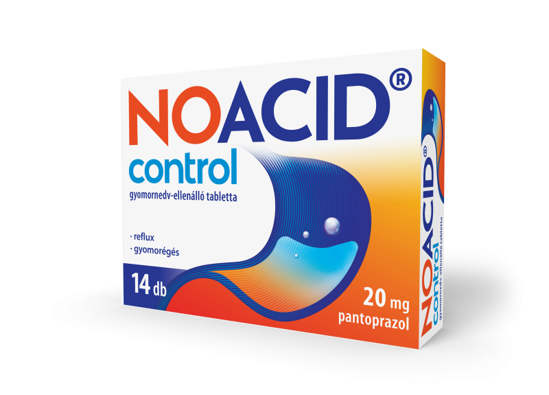 Noacid® Control 20 mg gyomornedv-ellenálló tabletta 14db